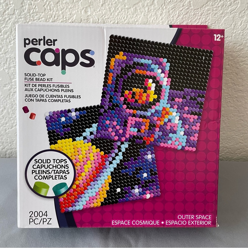 Perler Caps - Outer Space - Solid-Top Fuse Beads